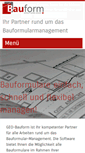 Mobile Screenshot of geombh.de